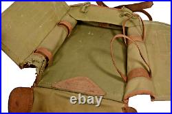 WW2 Japanese Army Officers Backpack Leather Bag Military Equipment