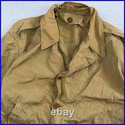 WW2 M41 Army Field Jacket Military 1940s WWII M-1941 Civilian Unlined Rips