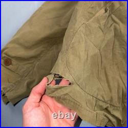 WW2 M41 Army Field Jacket Military 1940s WWII M-1941 Civilian Unlined Rips