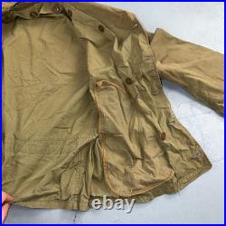 WW2 M41 Army Field Jacket Military 1940s WWII M-1941 Civilian Unlined Rips