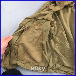 WW2 M41 Army Field Jacket Military 1940s WWII M-1941 Civilian Unlined Rips