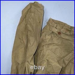 WW2 M41 Army Field Jacket Military 1940s WWII M-1941 Civilian Unlined Rips