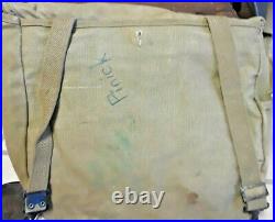 WW2 Military US Army Lot-Hatchet Axe, Canvas Bag, Straight Razor