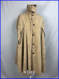 WW2 Monsoon Cape 1940s British Army Canvas Watchman Cape Original 1944 Dated