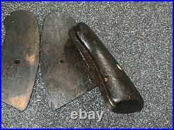 WW2 ORIGINAL Walnut Wood pair Grips & screw for COLT 1917 US ARMY