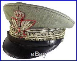 WW2 Original Italian Army Lieutenant General's Peaked Cap