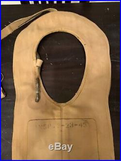 WW2 Original Pilot Paratrooper Army AirForce Mae West Life Vest 1944 Survival