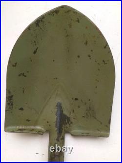 WW2 Original US AMES 1943 Army Trench Shovel M-1910 T-Handle WWII Spade