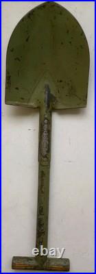 WW2 Original US AMES 1943 Army Trench Shovel M-1910 T-Handle WWII Spade
