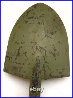 WW2 Original US AMES 1943 Army Trench Shovel M-1910 T-Handle WWII Spade