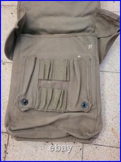 WW2 Original US Army Map Case m-1938 withmap Grid, Dated 1942 Heese Inc
