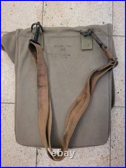 WW2 Original US Army Map Case m-1938 withmap Grid, Dated 1942 Heese Inc