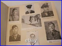 WW2 PHOTO FACE BOOK BOSTON NAMED ARMY NAVY MARINES SCRAPBOOK Names on Faces
