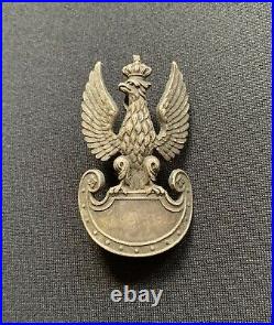 WW2 Polish Free Forces / Poland Army In Exile Officers x 100% Original Cap Badge