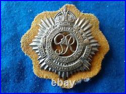 WW2 Queens Own Rifles of Canada & Royal Canadian Army Service Corps Hat Badges