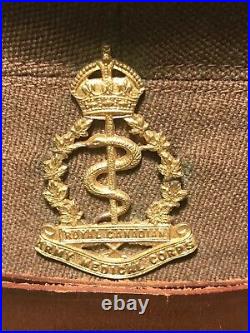 WW2 Royal Canadian Army Medical Corps Visor Cap