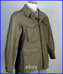 WW2 U. S. Army M1943 Field Jacket Size 34s 1943 Deadstock Condition WWII M43