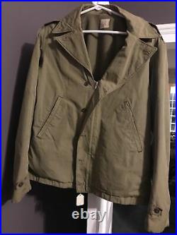 WW2 U. S. Army M41 M1941 Cotton Wool Field jacket Coat Size 38L NEAR MINT