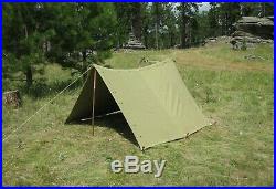 WW2 U. S. Army Pup Tent Complete & Original Early WWII Issue Excellent Condition