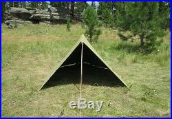 WW2 U. S. Army Pup Tent Complete & Original Early WWII Issue Excellent Condition