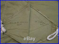 WW2 U. S. Army Pup Tent Complete & Original Early WWII Issue Excellent Condition