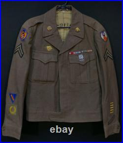 WW2 US AAF 8th 9th Army Air Forces'Corporal Wm. Crawley' Ike Jacket & Documents