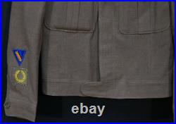 WW2 US AAF 8th 9th Army Air Forces'Corporal Wm. Crawley' Ike Jacket & Documents