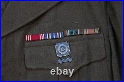 WW2 US AAF 8th 9th Army Air Forces'Corporal Wm. Crawley' Ike Jacket & Documents