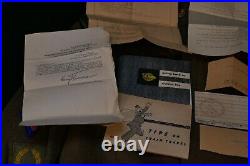 WW2 US AAF 8th 9th Army Air Forces'Corporal Wm. Crawley' Ike Jacket & Documents