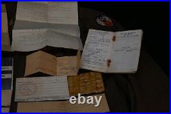 WW2 US AAF 8th 9th Army Air Forces'Corporal Wm. Crawley' Ike Jacket & Documents