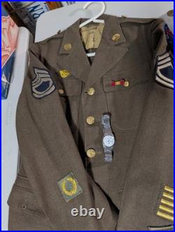 WW2 US ARMY Dress Uniform And Wool Shirt