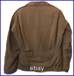 WW2 US ARMY M-41 FIELD JACKET Authentic 1940s Worn In Field Stained