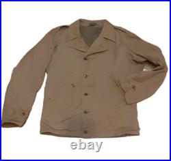 WW2 US ARMY M-41 FIELD JACKET Authentic 1940s Worn In Field Stained