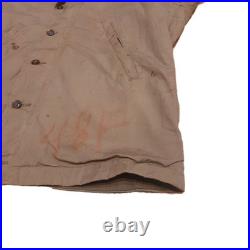 WW2 US ARMY M-41 FIELD JACKET Authentic 1940s Worn In Field Stained