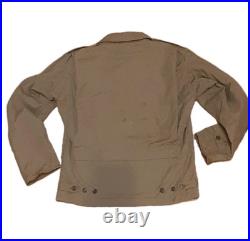 WW2 US ARMY M-41 FIELD JACKET Authentic 1940s Worn In Field Stained