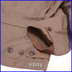 WW2 US ARMY M-41 FIELD JACKET Authentic 1940s Worn In Field Stained