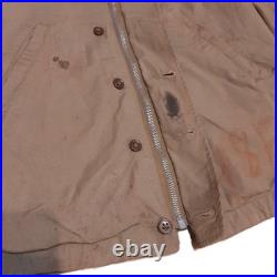 WW2 US ARMY M-41 FIELD JACKET Authentic 1940s Worn In Field Stained