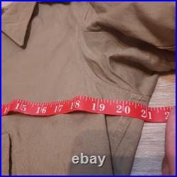 WW2 US ARMY M-41 FIELD JACKET Authentic 1940s Worn In Field Stained