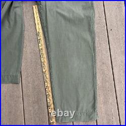 WW2 US Army 13 Star Sateen OD Combat Pants Trousers Size 32X28 Vintage M 43