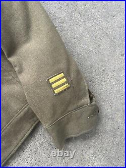 WW2 US Army 1st Infantry Division 26th Regimnet Engineer Ike Jacket V614