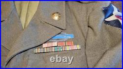 WW2 US Army 2nd Infantry Division GROUPING Jacket BAYONET CIB Lanyard