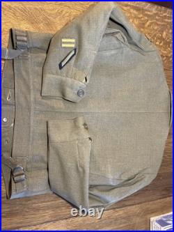 WW2 US Army 2nd Infantry Division GROUPING Jacket BAYONET CIB Lanyard