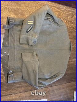 WW2 US Army 2nd Infantry Division GROUPING Jacket BAYONET CIB Lanyard