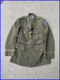WW2 US Army 95th Infantry Division Artillery Officer Uniform OD Z168