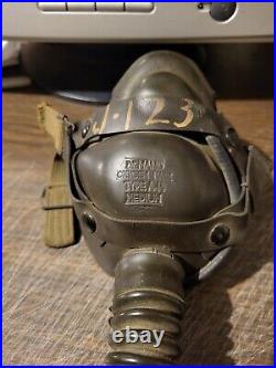 WW2 US Army Air Corp A-14 Oxygen Mask Size Medium 7/44 Ohio Chem EX