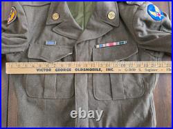 WW2 US Army Air Corps Air Force Uniform Patches Ribbons Coat Pants Belt 1944