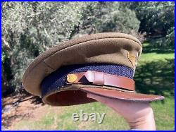 WW2 US Army Air Corps Force Cadet Training Dress Hat Cap 7 1/2