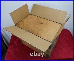 WW2 US Army Air Corps Norden Bombsight wood crate shipping box storage estate