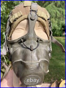 WW2 US Army Air Force A-10 Oxygen Mask with Goggles+ A-9