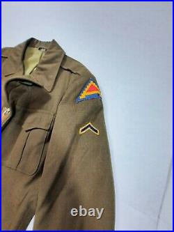 WW2 US Army Air Force Uniform Ike Jacket, Paints & Cap Sz 38 L All M G Hill